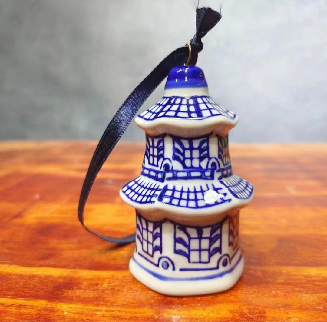 クリスマスオーナメントジンジャーポットシノワズリ中国チャイナ花瓶